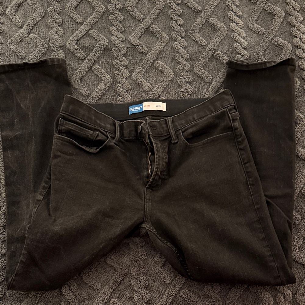 Old Navy Men's Slim Jeans - Black